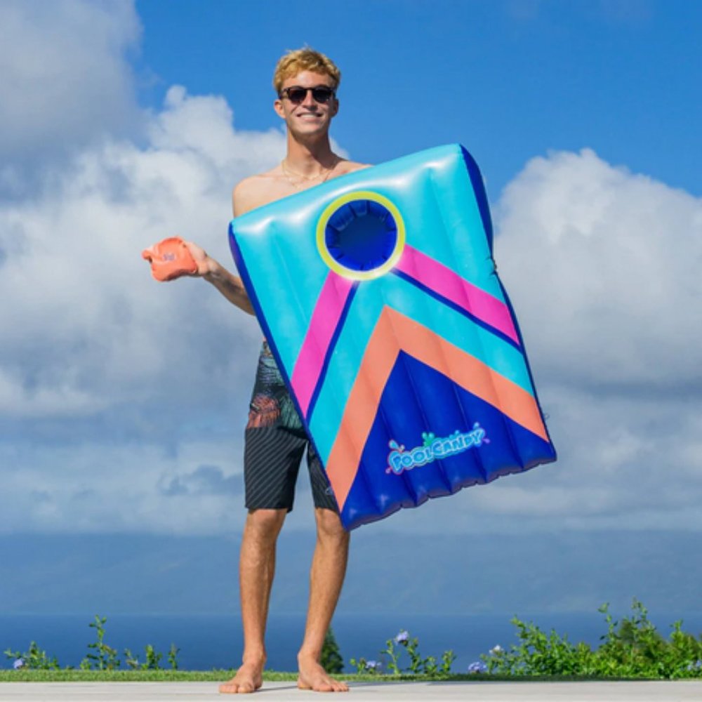 PoolCandy Inflatable Cornhole Game Pool Floating NEW! - Picture 5 of 11
